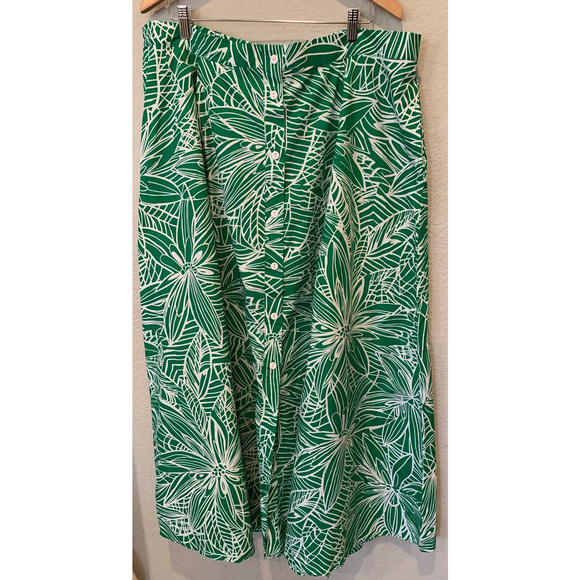 NWT Tabitha Brown X Target Linear Floral Print Maxi Skirt (1X) - Picture 4 of 4